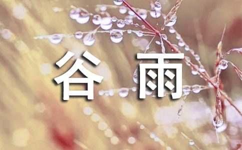 谷雨作文400字